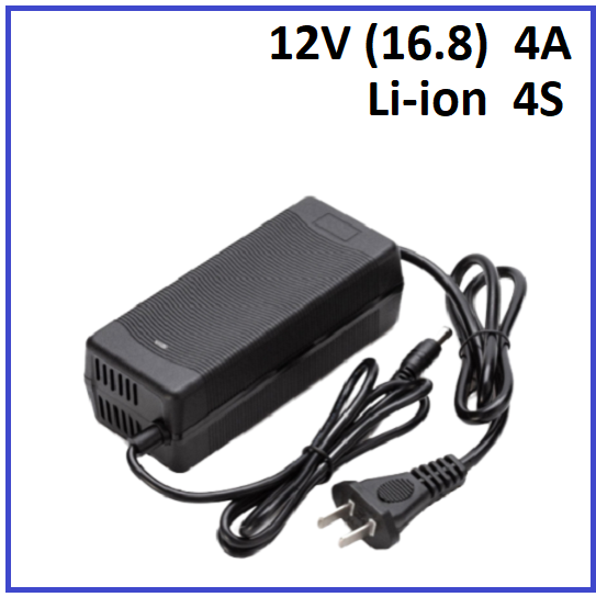 Зарядний пристрій для акумуляторів Li-Ion 12V (16.8) 4S до 4A штекер 5.5х2.5