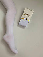 Колготи однотонні, білий, Розмір 9-10 років ( на зріст 122 - 132 см)