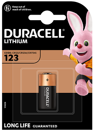 Батарейка Duracell DL 123 1 шт., фото 1