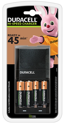 Зарядний пристрій Duracell CEF27+ 2AA1300 + 2AAА750, фото 1