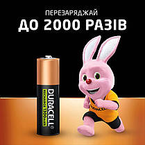 Акумулятор Duracell HR6 (AA) 1300mAh уп. 4 шт, фото 6