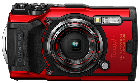 Цифрова камера Olympus TG-6 Red (Waterproof - 15m; GPS; 4K; Wi-Fi), фото 1