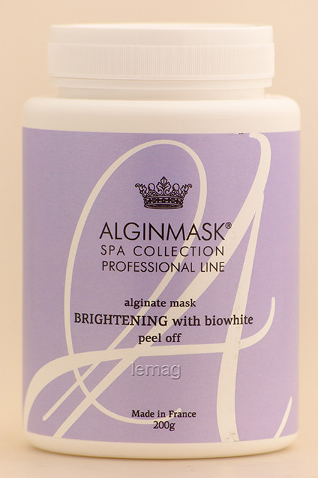 ALGINMASK Альгінатна маска Відбілюючаа з комплексом Biowhite для обличчя, 200 г