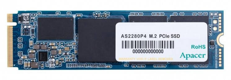 SSD накопичувач Apacer AS2280P4 512GB PCIe 3.0x4 M.2 (AP512GAS2280P4-1), фото 1