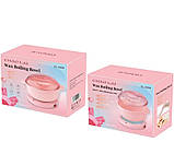 Апарат для нагрівання воску із силіконовою чашею Silicon Wax Warmer CL-2208 9517, рожевий, фото 10