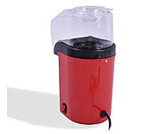 Апарат для приготування попкорну 9035, червоний, фото 4