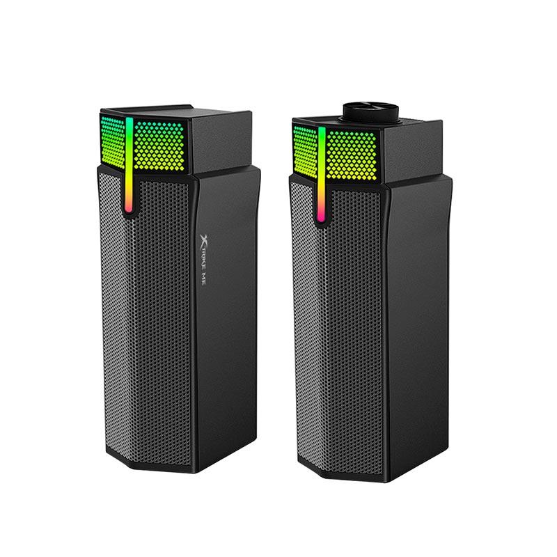 Колонки комп'ютерні XTRIKE ME Split SK-604 RGB, чорні, фото 1