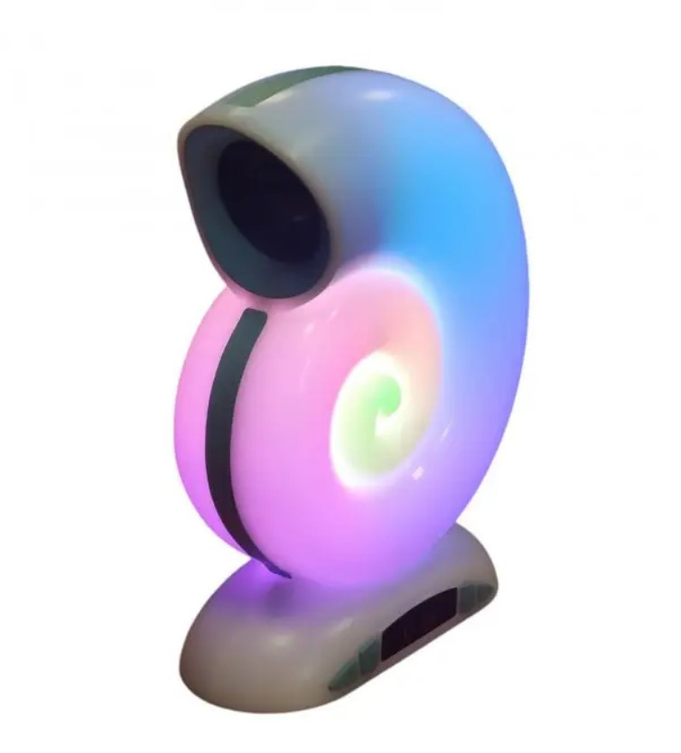 Bluetooth-колонка, настільна лампа L39 mini 9511 з RGB-підсвіткою, біла, фото 1