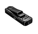 Відеокамера нагрудна L7 Wi-Fi 9528, чорна, фото 4