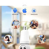 Камера відеоспостереження в патрон E27 Q26 Wi-Fi 9530, фото 6