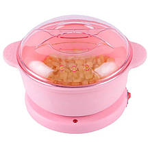 Апарат для нагрівання воску із силіконовою чашею Silicon Wax Warmer CL-2208 9517, рожевий, фото 2