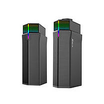 Колонки комп'ютерні XTRIKE ME Split SK-604 RGB, чорні, фото 3