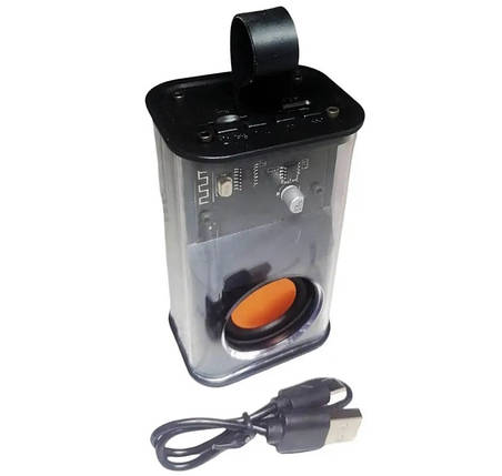 Bluetooth колонка портативна SPS A036 9525, чорна, фото 2