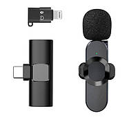 Мікрофон для телефона петличний F5 Type-C 9515