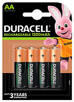 Акумулятор Duracell HR6 (AA) 1300mAh уп. 4 шт, фото 3