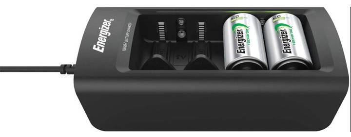 Універсальний зарядний пристрій Energizer Universal Charger (new), AAA-D/Крона Ni-Mh, LED індикатор, 2 канала, Blister, фото 4