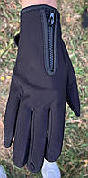 Теплі чорні спортивні рукавички унісекс