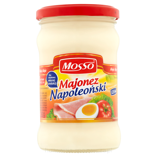 Майонез Mosso Napoleonski, 320 мл, Польща, без консервантів, фото 1