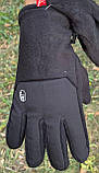 Чоловічі зимові рукавички на хутрі, фото 2