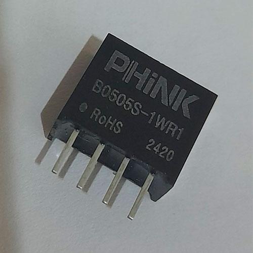 BO505S-1WR1 DC/DC перетворювач з гальванічною розв'язкою 5В 200мА 1Вт SIP4, фото 1