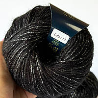 Пуф люрекс 12 чорний