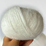 Пуф люрекс 2004 білий, фото 2