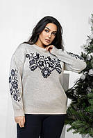 Джемпер вишиванка теплий батал р.50-58, фото 2