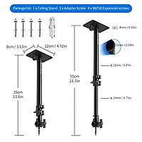 Підвісний (стельовий, настінний) кронштейн Selens L-600D (підвісна система)