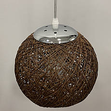 Плетений коричневий підвіс (20см) (971-2001-1 CF), фото 3