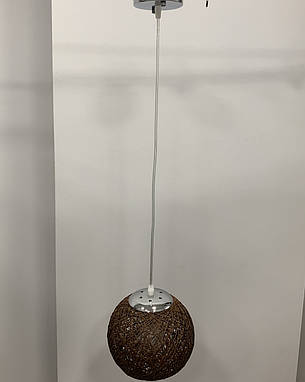 Плетений коричневий підвіс (20см) (971-2001-1 CF), фото 2