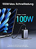 Зарядний пристрій мережевий Ugreen Nexode X USB C Charger 100 W Mini GaN з 3 портами Grey (X756), фото 3