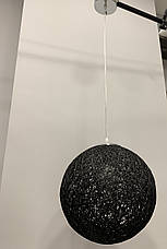 Плетений чорний підвіс (30см) (971-3001-1 BК), фото 3