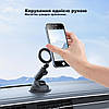 Магнітний алюмінієвий тримач з автомобільною присоскою для телефона 360° для Magsafe TELESIN, фото 6