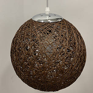 Плетений коричневий підвіс (25см) (971-2501-1 CF), фото 2