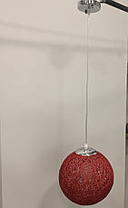 Плетений червоний підвіс (25см) (971-2501-1 RD), фото 3