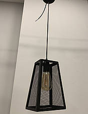 Чорний підвіс у стилі лофт (907-019F-1 BK), фото 4