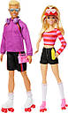 Набір ляльок Барбі та Кен На роликах Barbie and Ken Fashionistas Set HXK90, фото 2