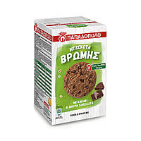 Печиво вівсяне з какао та шоколадом без доданого цукру PAPADOPULOS 150 г