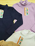 Водолазки "Mikimaki" однотонні з начосом для дітей 8/12 років; Гурт. Туреччина, фото 2