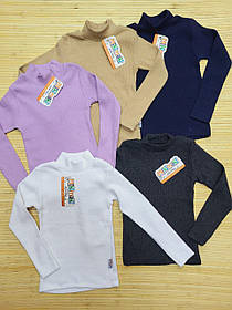 Водолазки "Mikimaki" однотонні з начосом для дітей 3/7 років; Гурт. Туреччина