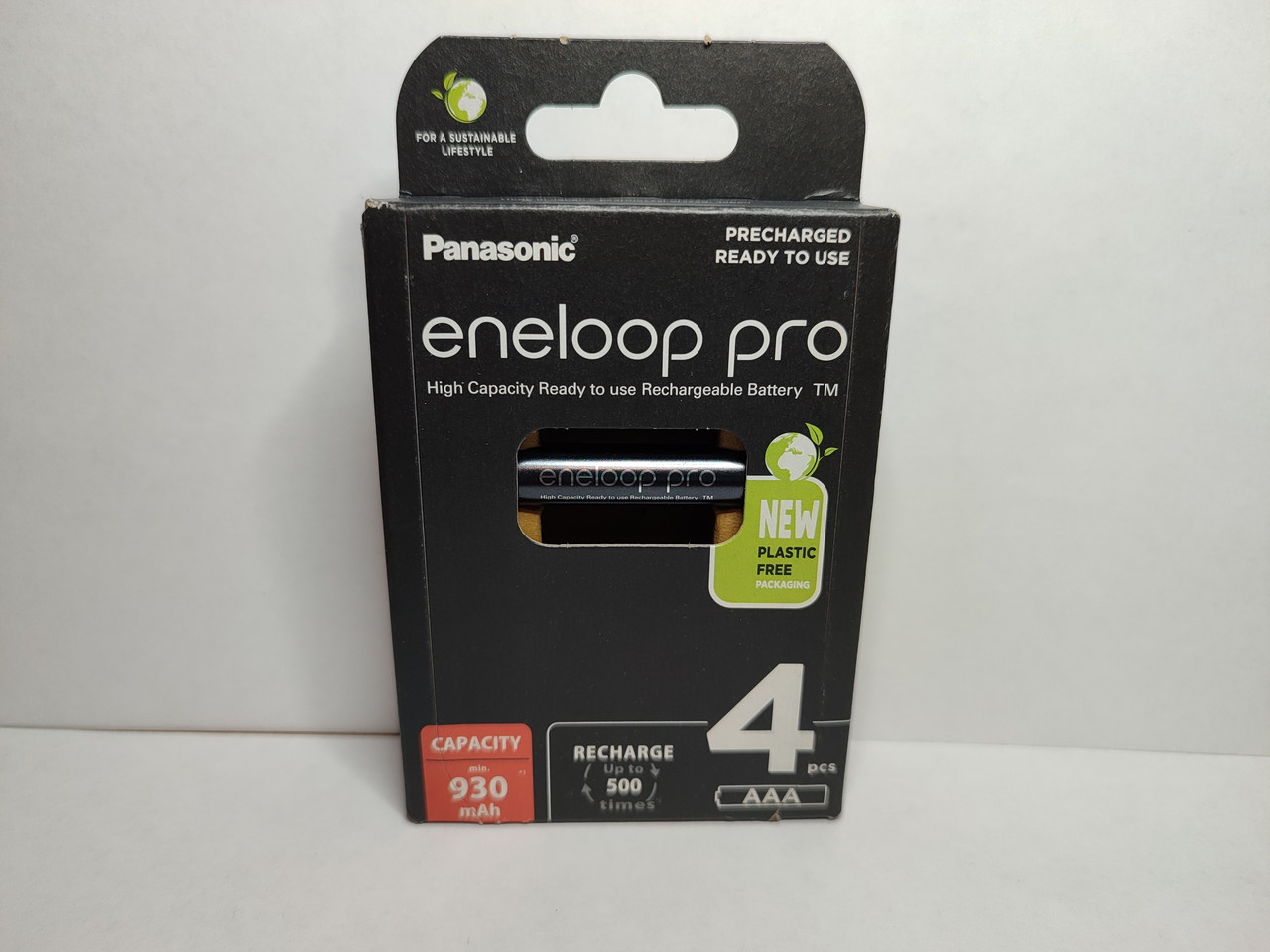 Акумулятор Panasonic Eneloop Pro 980mah AAA BK-4HCDE/4CP ціна за блістер 4 штуки