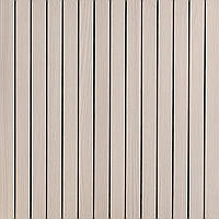 Покриття вінілове самоклеюче 3D рейки 600х600х2,8мм Ясен кремовий SW-00002199