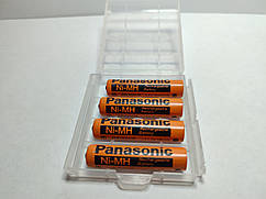 Акумулятори Panasonic HHR-80AAAB мінімум 750 mAh NIMH 1.2V у кейсі