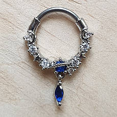 Клікер септум з фіанітами PSK-001