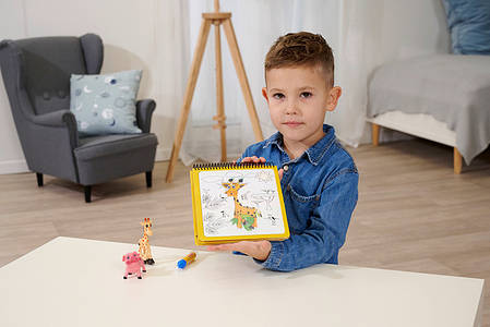 Набір для творчості 'Книжка-розмальовка Ферма', з водяною ручкою, 3+, фото 2