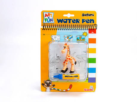 Набір для творчості 'Книжка-розмальовка Сафарі', з водяною ручкою, 3+, фото 1