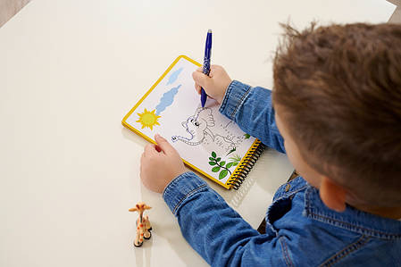 Набір для творчості 'Книжка-розмальовка Сафарі', з водяною ручкою, 3+, фото 2