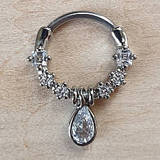 Клікер септум з фіанітами PSK-002