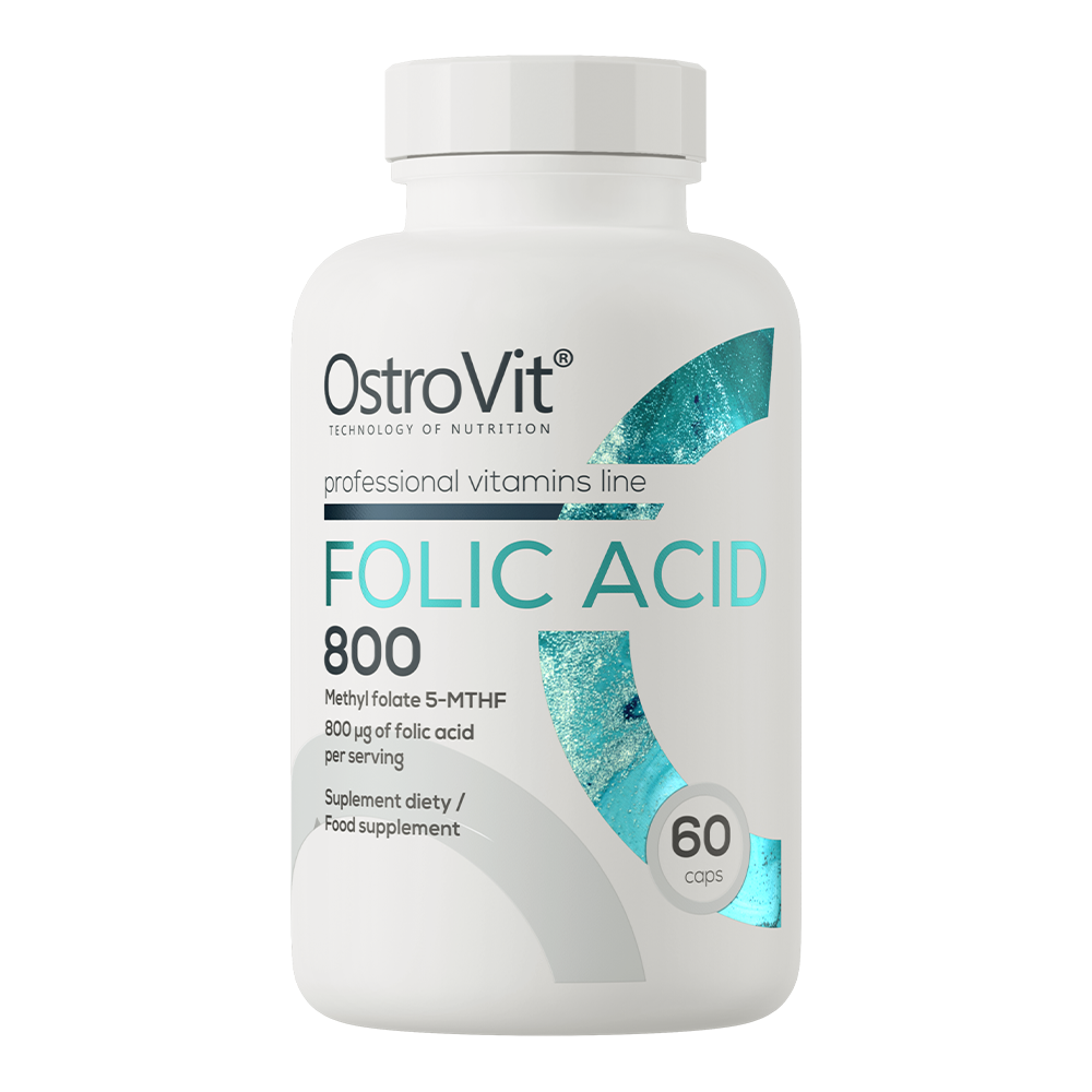 Folic Acid 800 OstroVit 60 капсул, фото 1