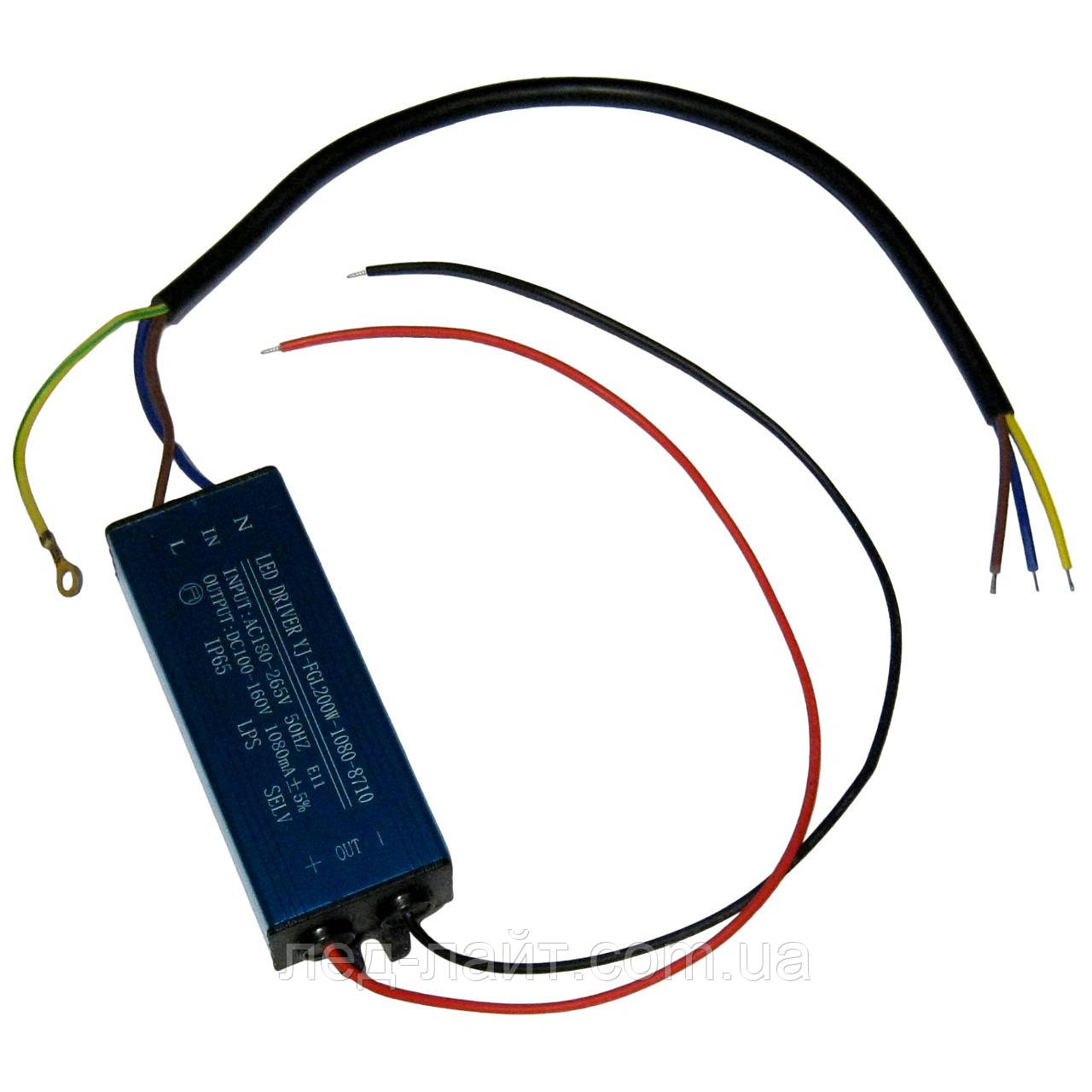 Драйвер світлодіодів 100-200w 1080mA 220В IP65